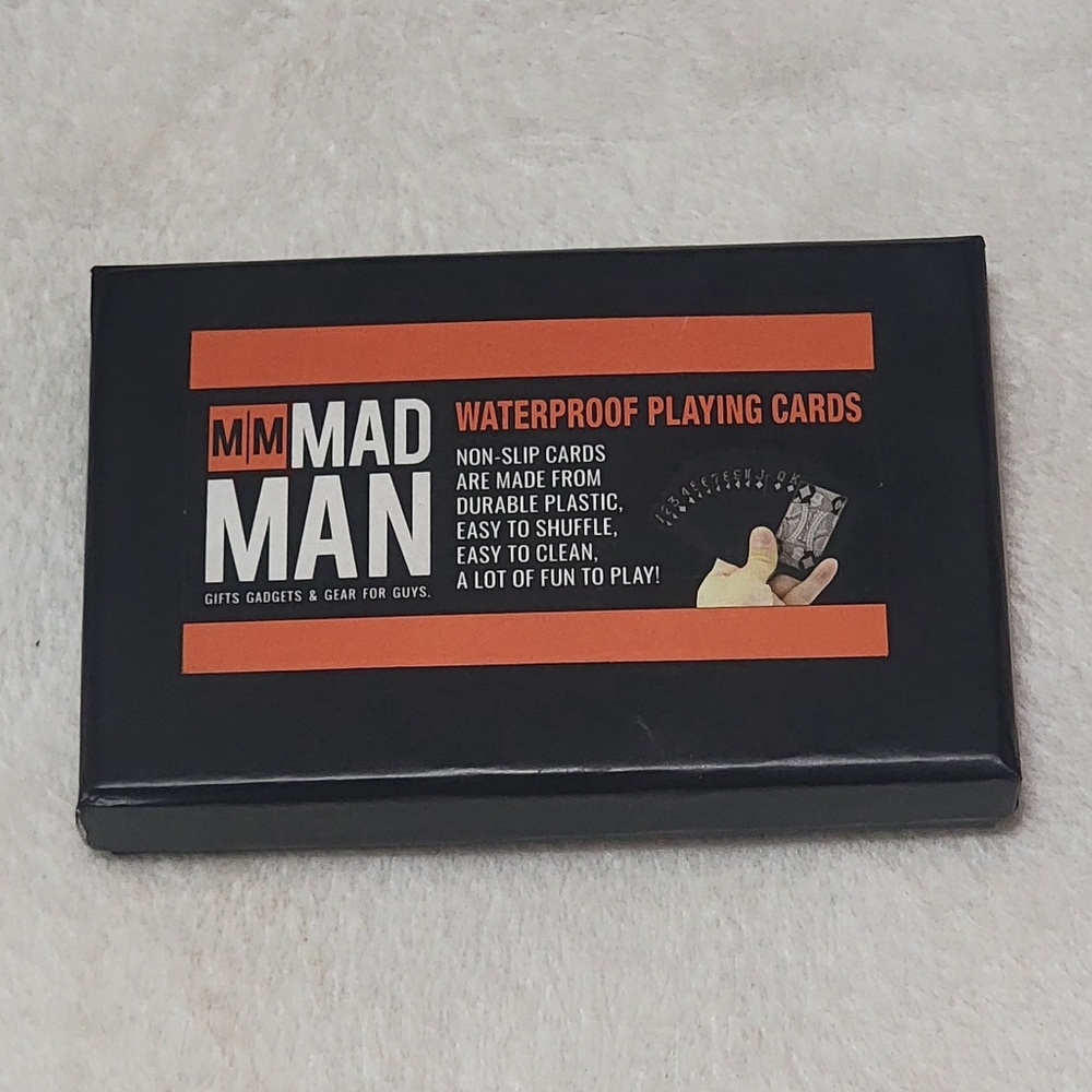 Mad Man Playing Cards